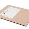 SWITCH Reversible Desk Tray in Black and Beige Faux Leather 50 x 40cm